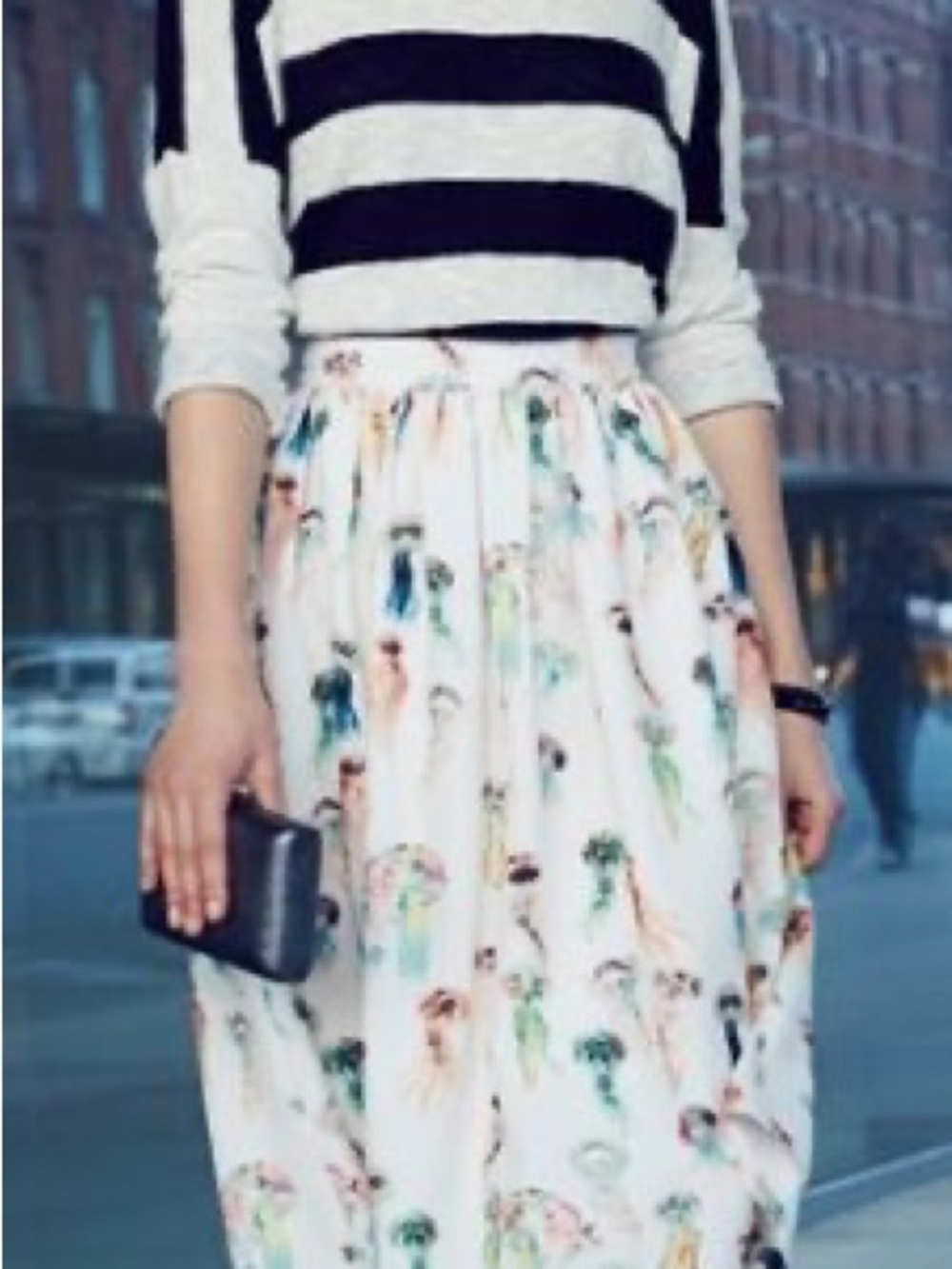 re:named Jellyfish Aline skirt